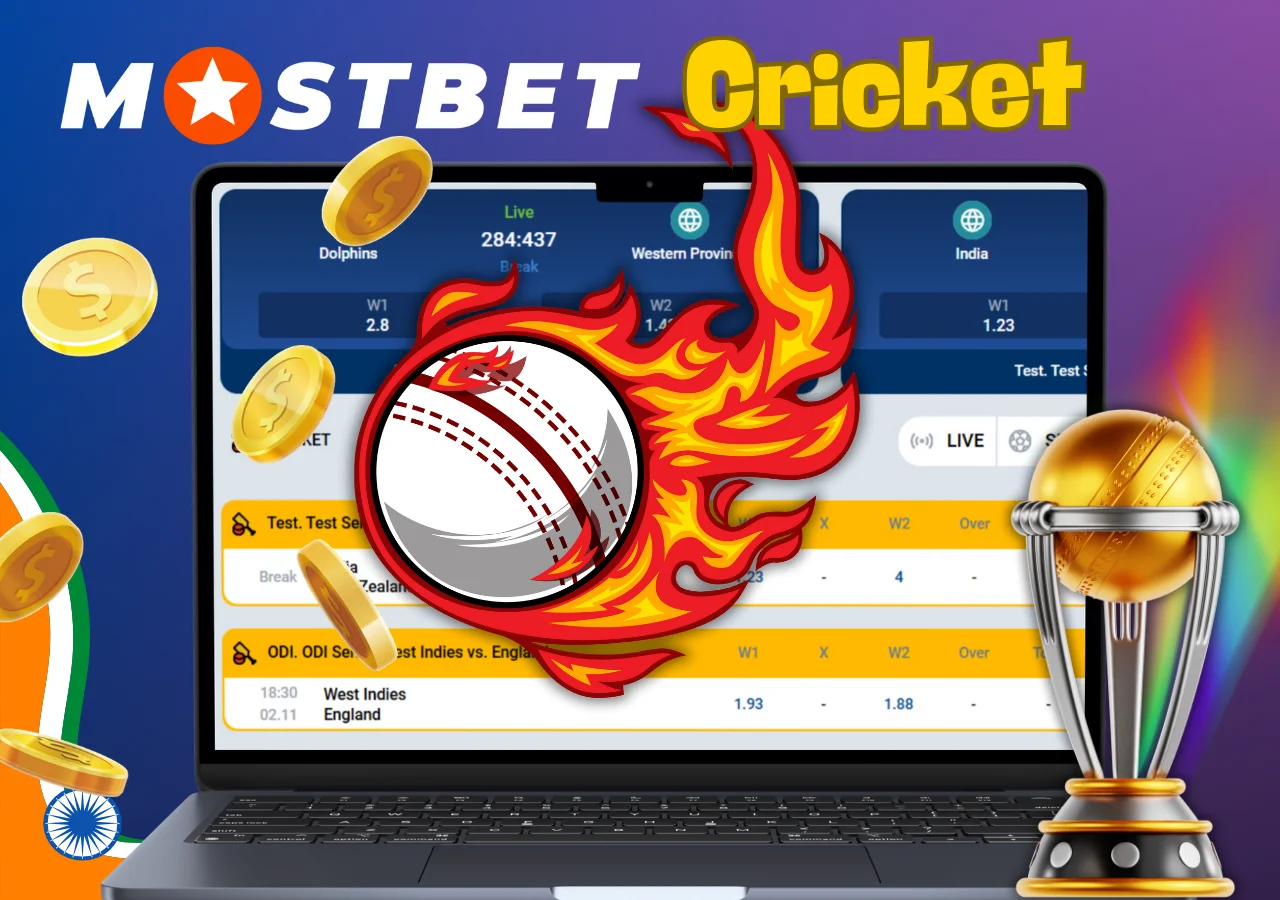 The casino platform offers on major cricket tournaments.