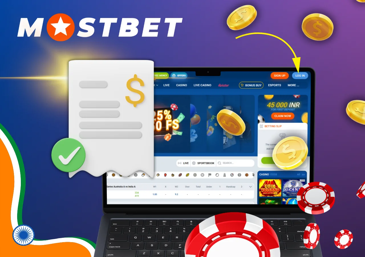 To make your first deposit, log in.